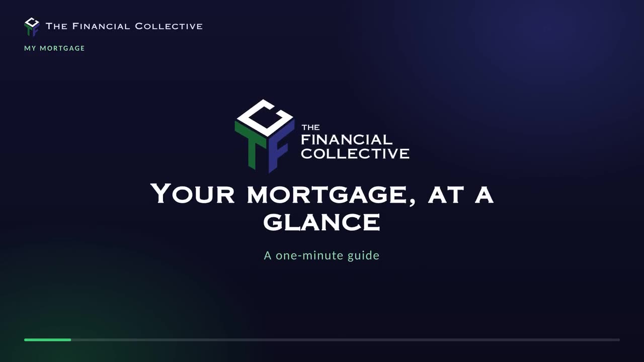 Opening frame of the My Mortgage video guide